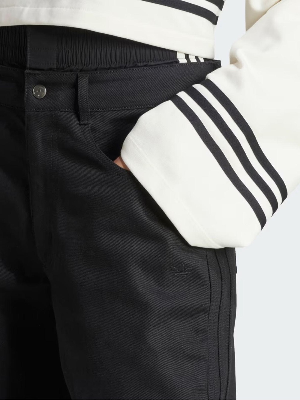 Adidas vintage retro rare denim jeans pants - Picture 7 of 9